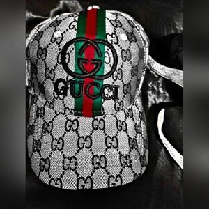 Gucci Original Monogram Gray Supreme Canvas Hat